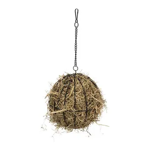 Wisząca metalowa kula siana, lakierowana, 16 cm